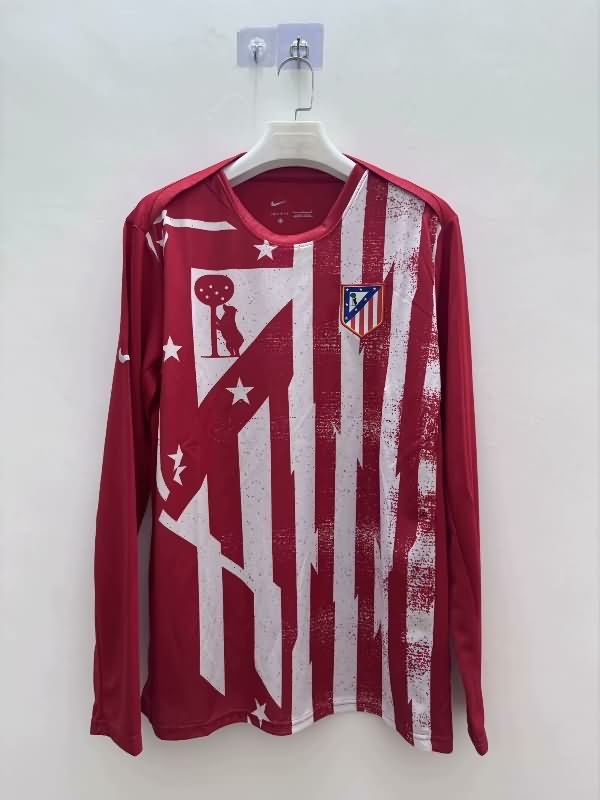 AAA(Thailand) Atletico Madrid 24/25 Training Long Sleeve Soccer Jersey 02