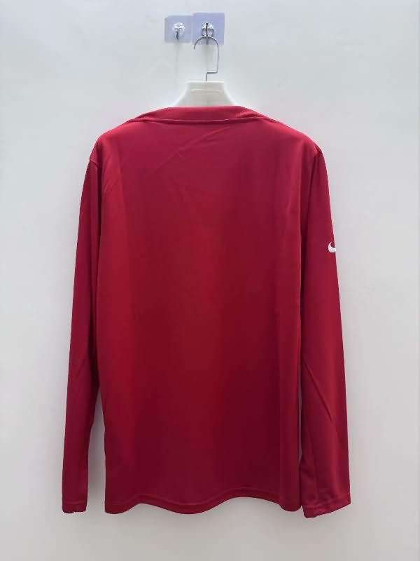AAA(Thailand) Atletico Madrid 24/25 Training Long Sleeve Soccer Jersey 02