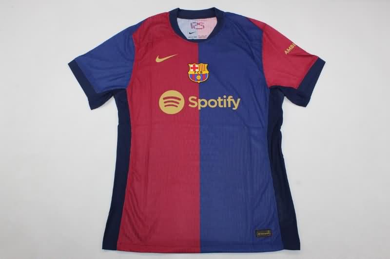 AAA(Thailand) Barcelona 24/25 Home Soccer Jersey (Player) Leaked
