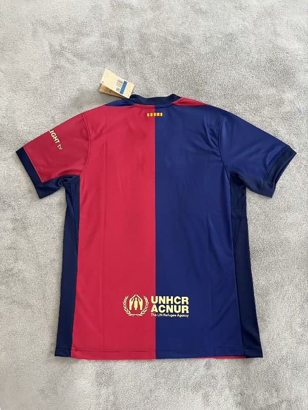 AAA(Thailand) Barcelona 24/25 Home Soccer Jersey Sponsor 06