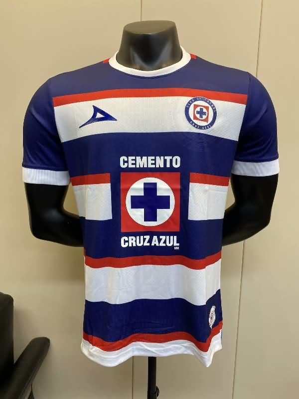 AAA(Thailand) Cruz Azul 24/25 Goalkeeper Blue Soccer Jersey (Player)