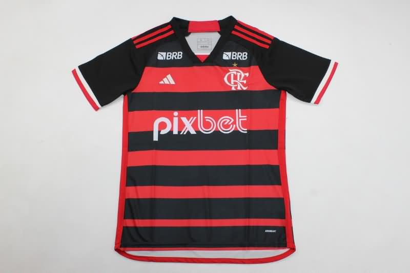 AAA(Thailand) Flamengo 2024 Home Soccer Jersey Sponsor