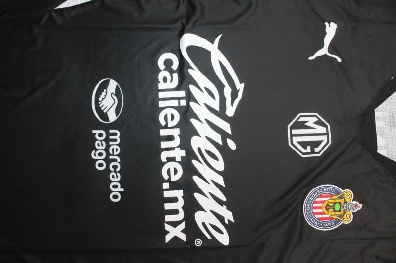 AAA(Thailand) Guadalajara Chivas 24/25 Goalkeeper Black Soccer Jersey (Player)