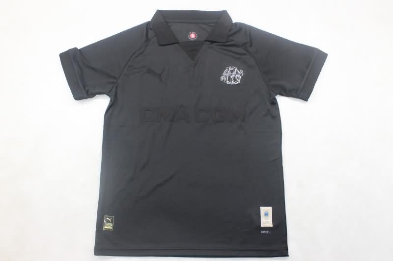 AAA(Thailand) Marseilles 24/25 Black Soccer Jersey