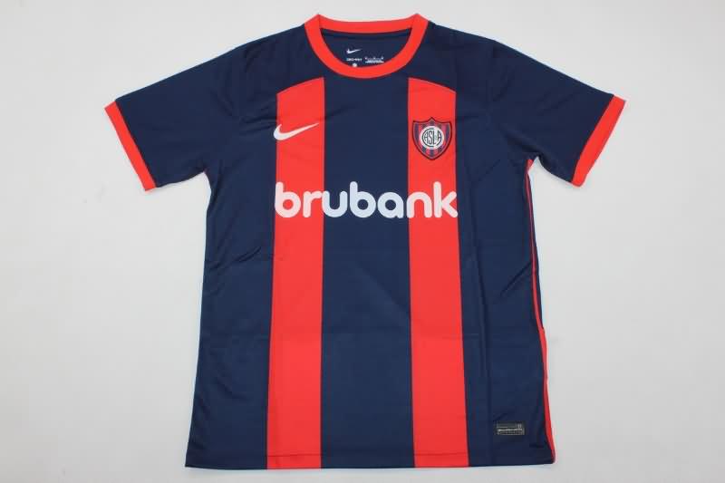 AAA(Thailand) San Lorenzo 24/25 Home Soccer Jersey