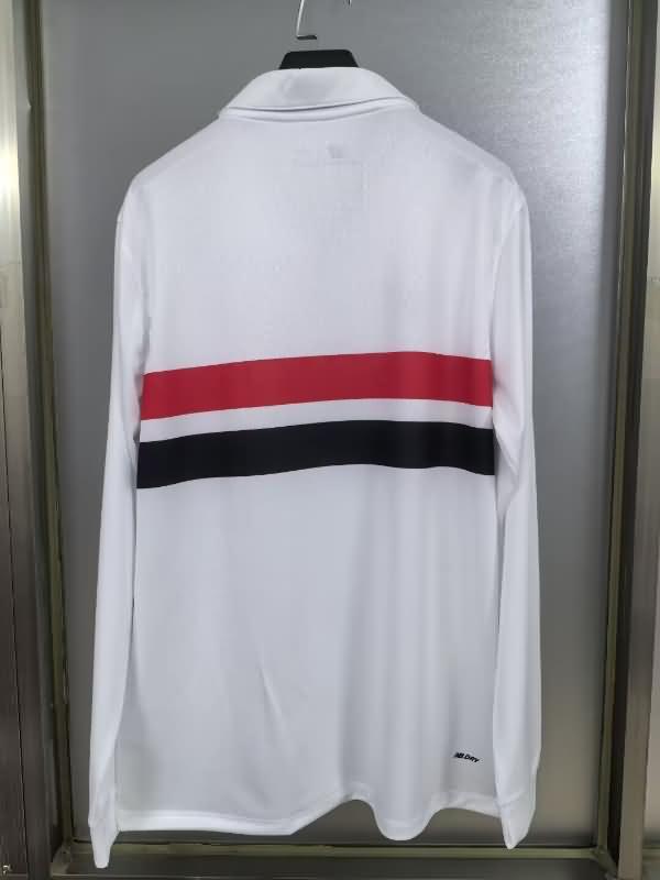 AAA(Thailand) Sao Paulo 2024 Home Long Sleeve Soccer Jersey