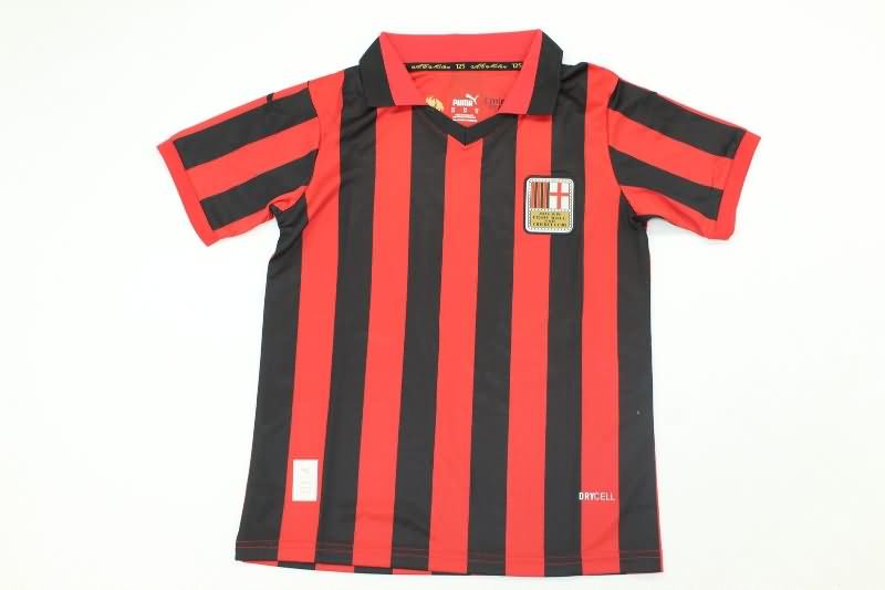 AC Milan 125th Kids Anniversary Soccer Jersey And Shorts