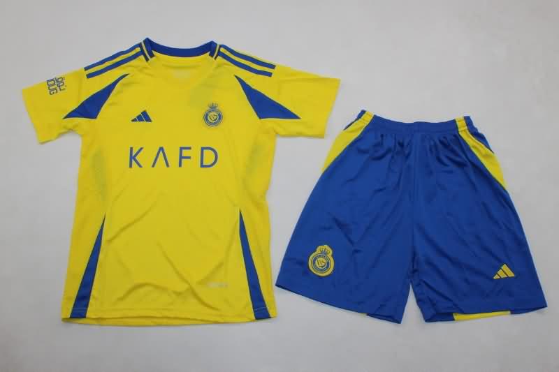 Al Nassr FC 24/25 Kids Home Soccer Jersey And Shorts