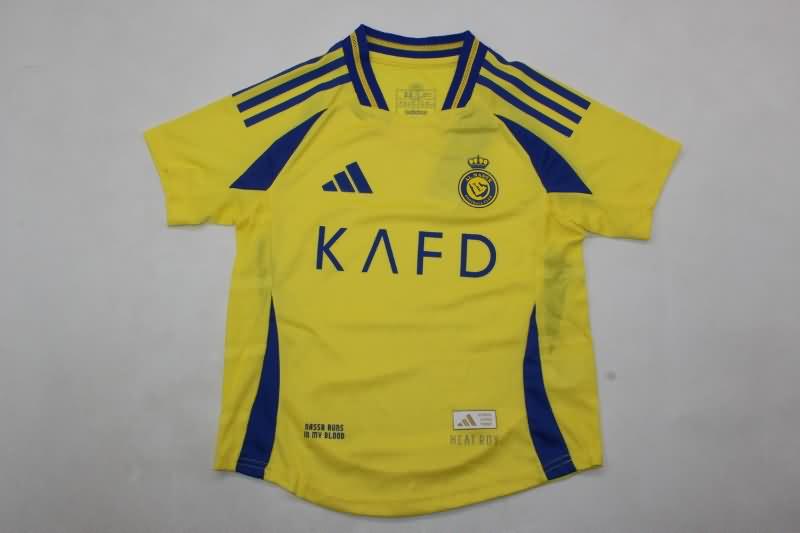 Al Nassr FC 24/25 Kids Home Soccer Jersey And Shorts (Player)
