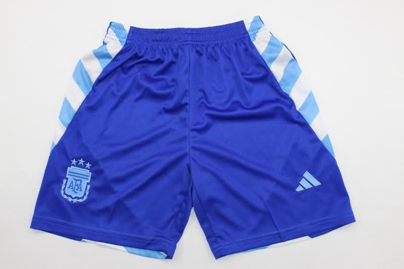 Argentina 2024 Kids Copa America Away Soccer Jersey And Shorts