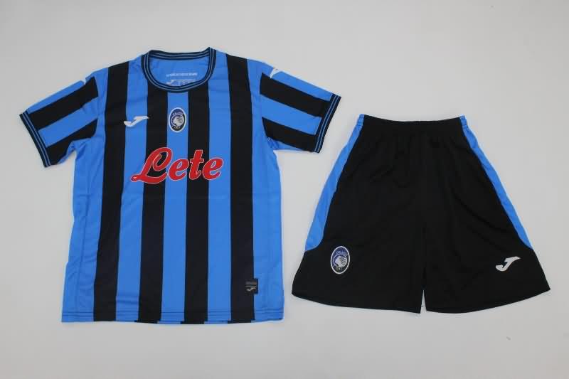Atalanta BC 24/25 Kids Home Soccer Jersey And Shorts