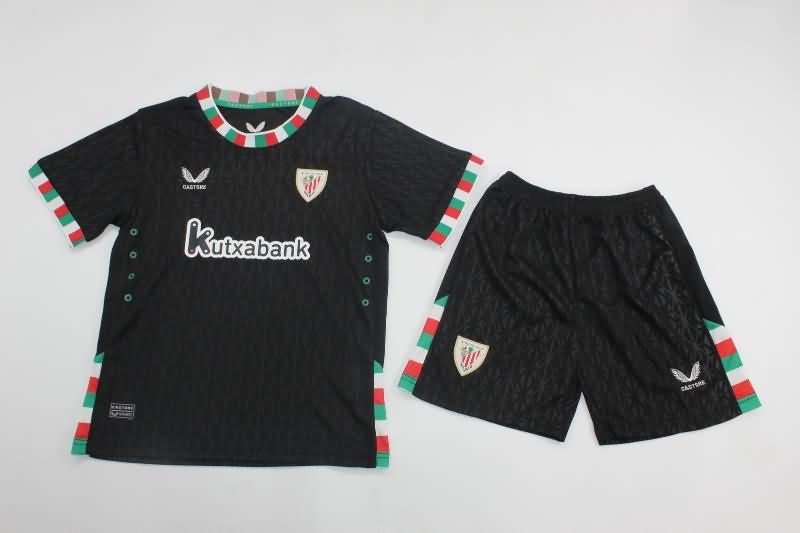 Athletic Bilbao 24/25 Kids Fourth Soccer Jersey And Shorts