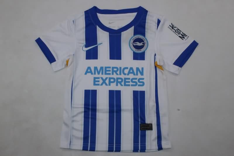 Brighton 24/25 Kids Home Soccer Jersey And Shorts