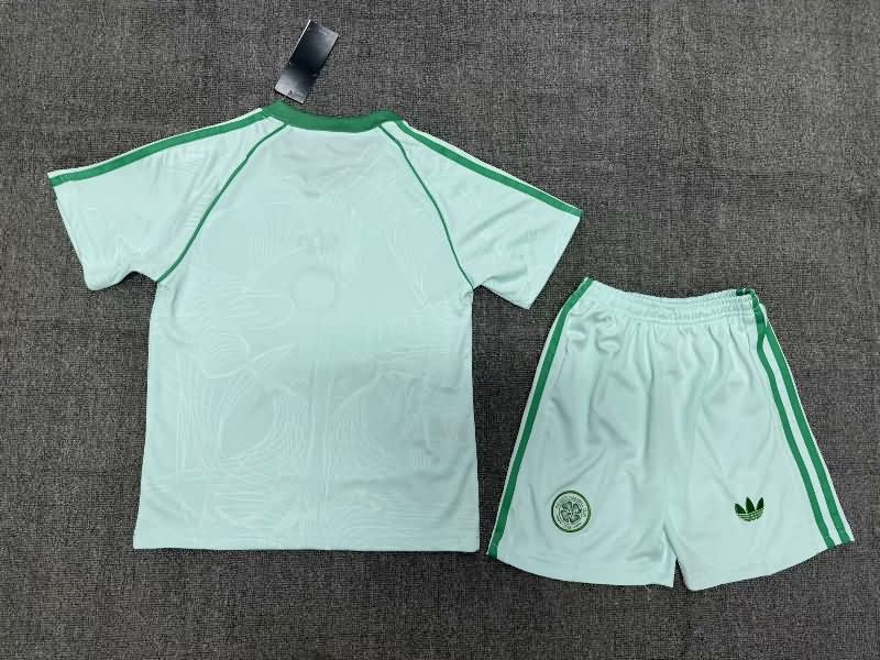 Celtic 24/25 Kids Green Soccer Jersey And Shorts