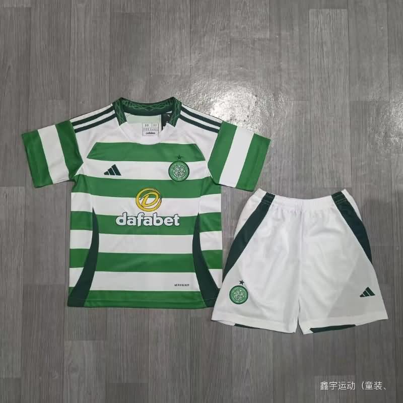 Celtic 24/25 Kids Home Soccer Jersey And Shorts