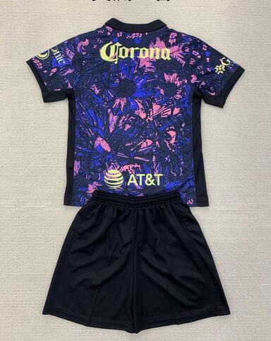Club America 24/25 Kids Fourth Soccer Jersey And Shorts
