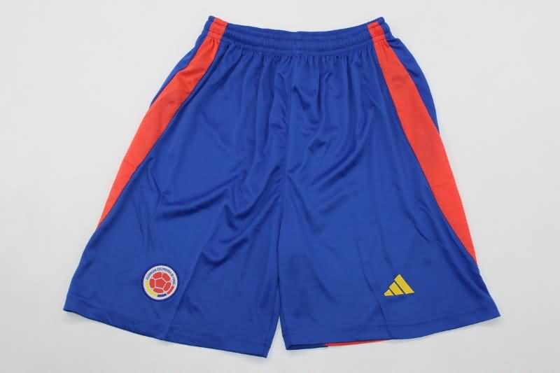 Colombia 2024 Kids Copa America Home Soccer Jersey And Shorts