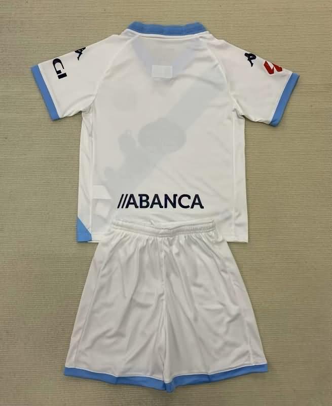 Deportivo La Coruna 24/25 Kids Away Soccer Jersey And Shorts