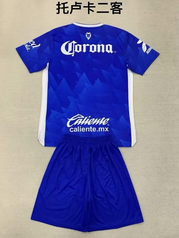 Deportivo Toluca 24/25 Kids Third Soccer Jersey And Shorts