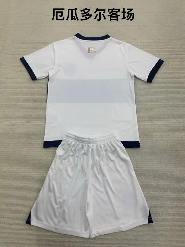Ecuador 2024 Kids Copa America Away Soccer Jersey And Shorts [ECUK24A