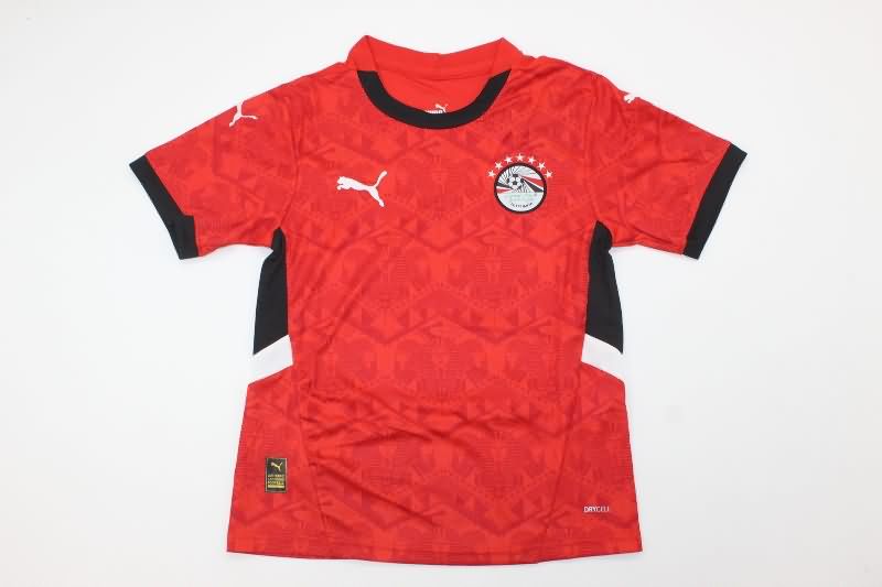 Egypt 2025 Kids Home Soccer Jersey And Shorts