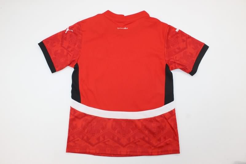 Egypt 2025 Kids Home Soccer Jersey And Shorts