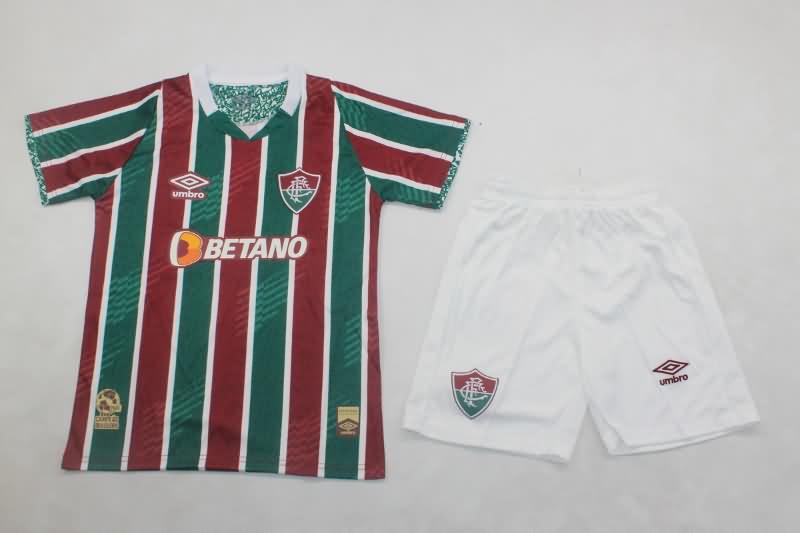 Fluminense 2024 Kids Home Soccer Jersey And Shorts