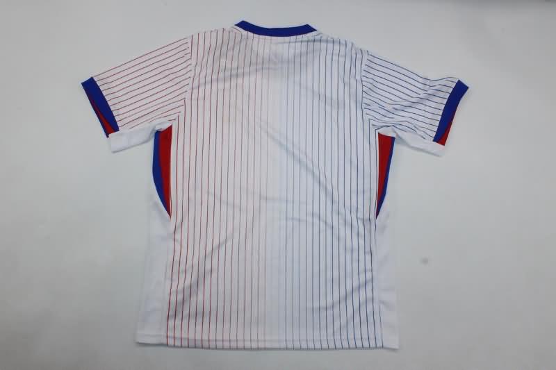 France 2024 Kids Away Soccer Jersey And Shorts