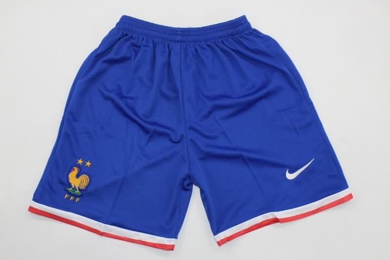 France 2024 Kids Away Soccer Jersey And Shorts