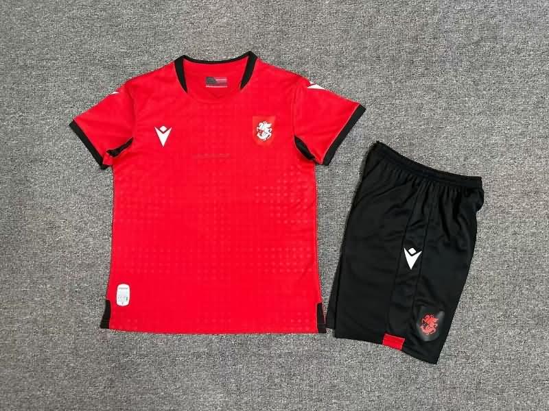 Georgia 2024 Kids Away Soccer Jersey And Shorts