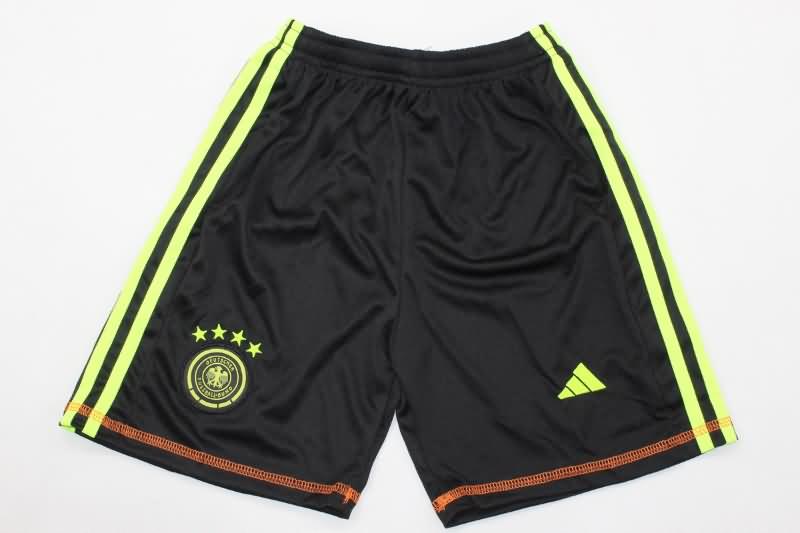 Germany 2024 Kids Goalkeeper Black Soccer Jersey And Shorts