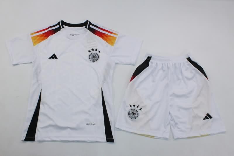 Germany 2024 Kids Home Soccer Jersey And Shorts