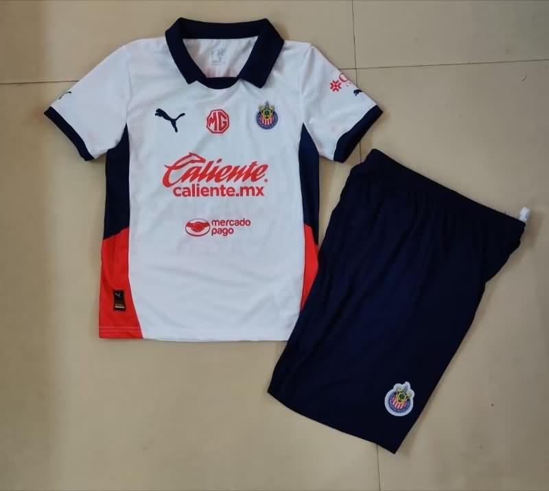 Guadalajara 24/25 Kids Away Soccer Jersey And Shorts