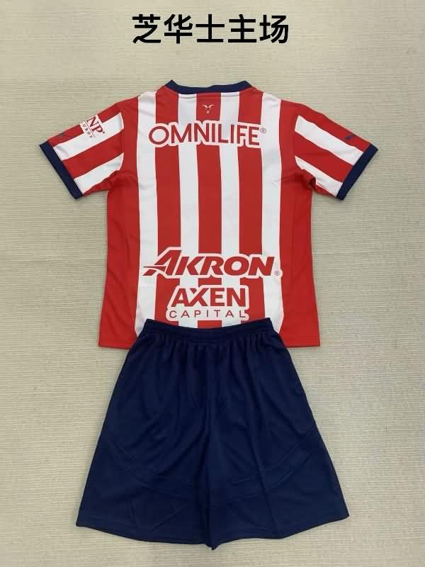 Guadalajara 24/25 Kids Home Soccer Jersey And Shorts