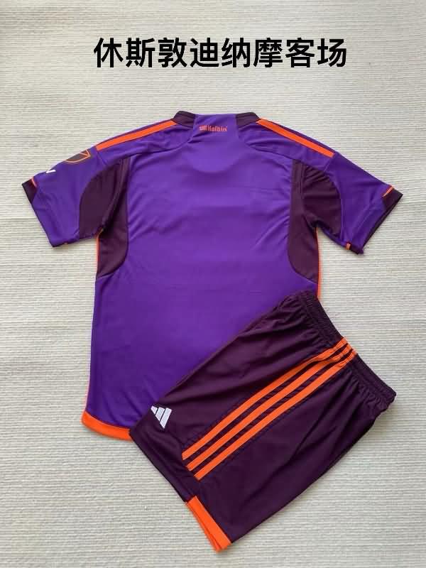 Houston Dynamo 2024 Kids Away Soccer Jersey And Shorts