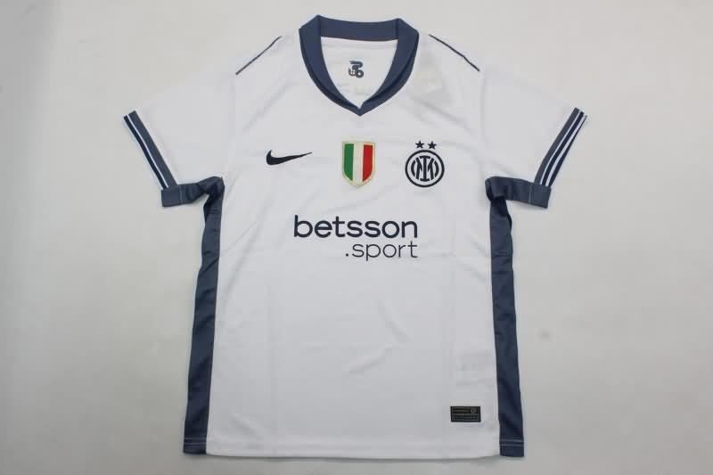 Inter Milan 24/25 Kids Away Soccer Jersey And Shorts