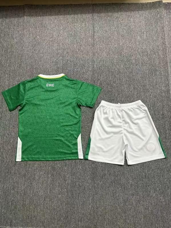 Ireland 2024 Kids Home Soccer Jersey And Shorts
