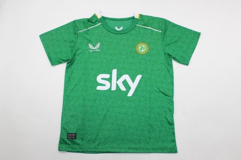 Ireland 2024 Kids Home Soccer Jersey And Shorts