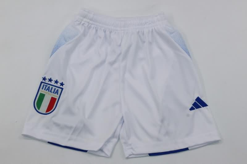 Italy 2024 Kids Home Soccer Jersey And Shorts