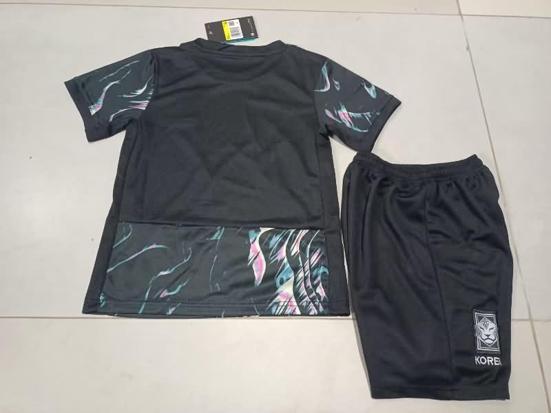 Korea 2024 Kids Away Soccer Jersey And Shorts