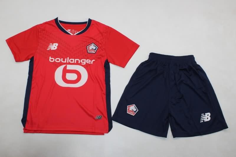 Lille 24/25 Kids Home Soccer Jersey And Shorts