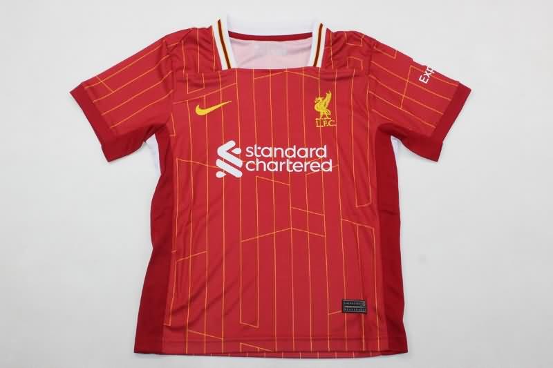 Liverpool 24/25 Kids Home Soccer Jersey And Shorts