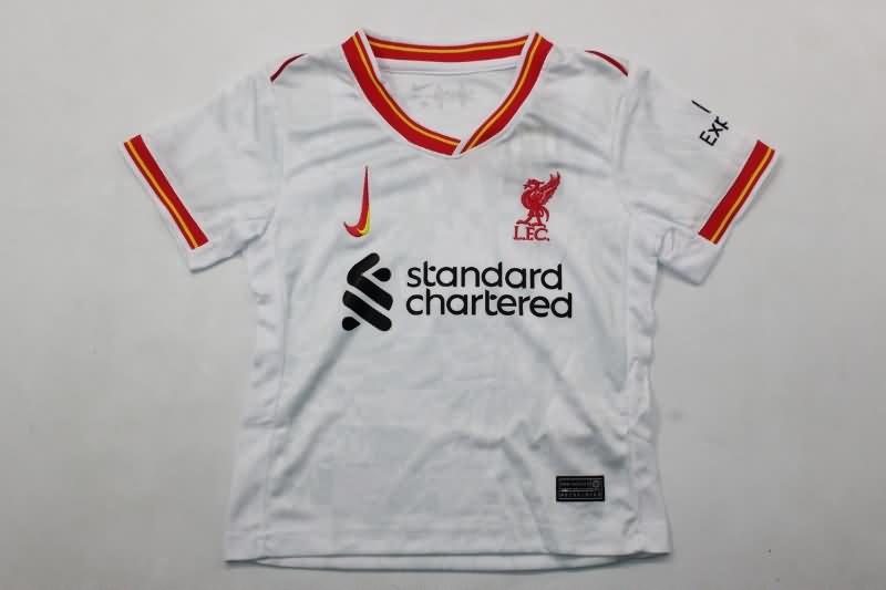 Liverpool 24/25 Kids Third Soccer Jersey And Shorts Leaked