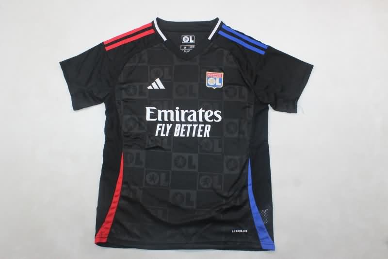 Lyon 24/25 Kids Away Soccer Jersey And Shorts