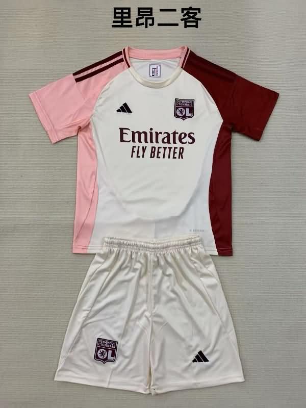 Lyon 24/25 Kids Third Soccer Jersey And Shorts