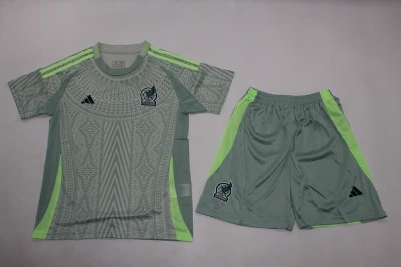Mexico 2024 Kids Copa America Away Soccer Jersey And Shorts