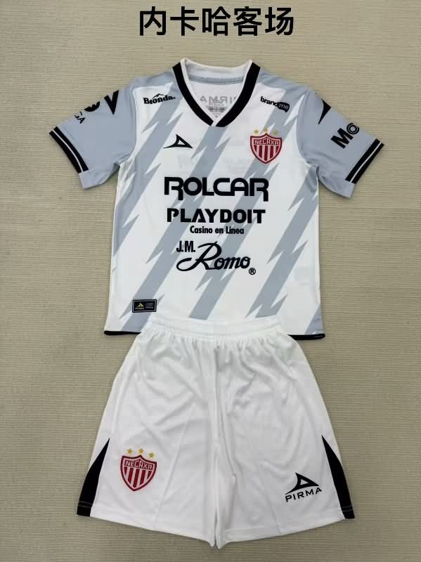 Necaxa 24/25 Kids Away Soccer Jersey And Shorts