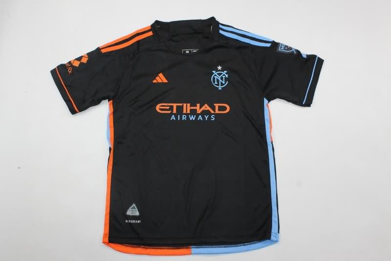 New York City 2024 Kids Away Soccer Jersey And Shorts