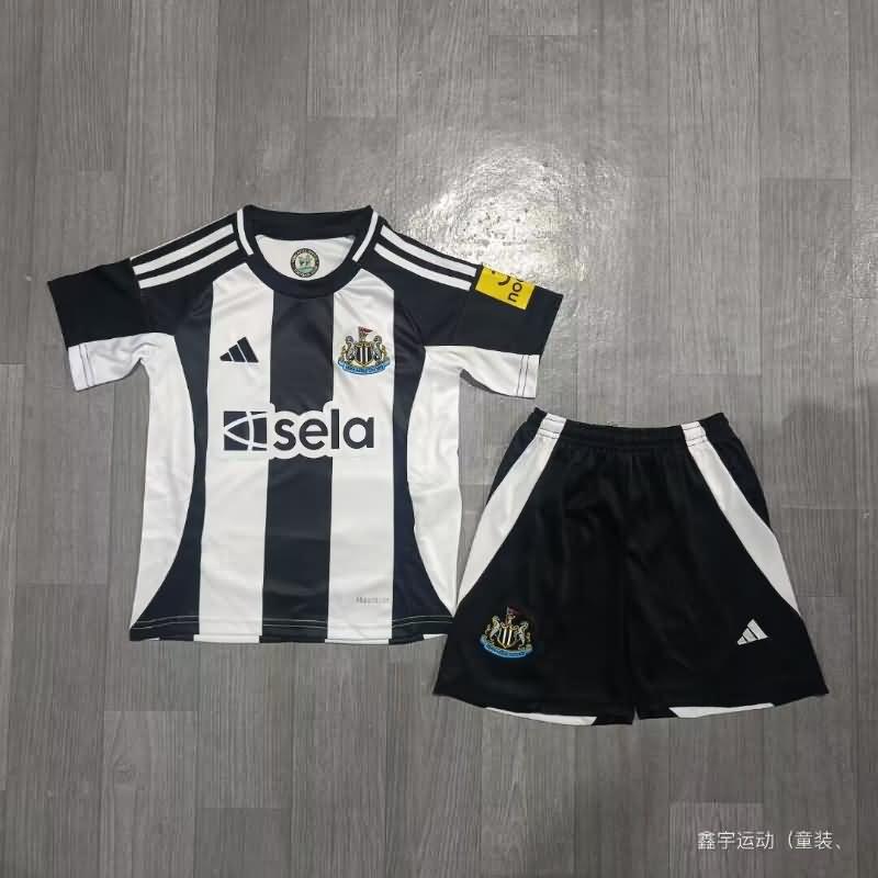 Newcastle United 24/25 Kids Home Soccer Jersey And Shorts Leaked