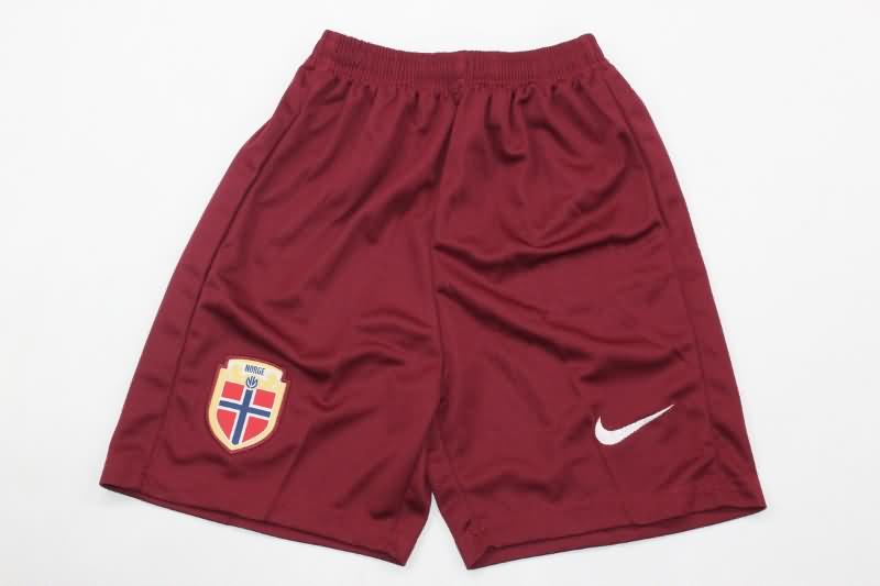 Norway 2024 Kids Home Soccer Jersey And Shorts